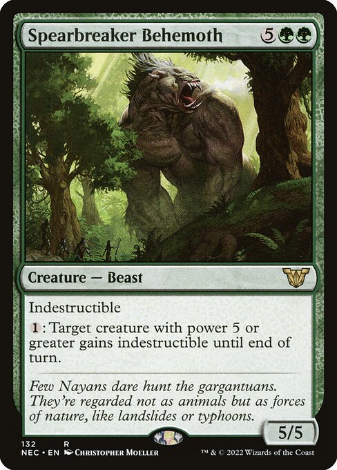 Spearbreaker Behemoth - Neon Dynasty Commander #132