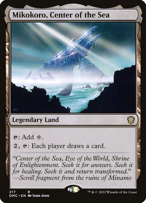 Mikokoro, Center of the Sea - Dominaria United Commander #217
