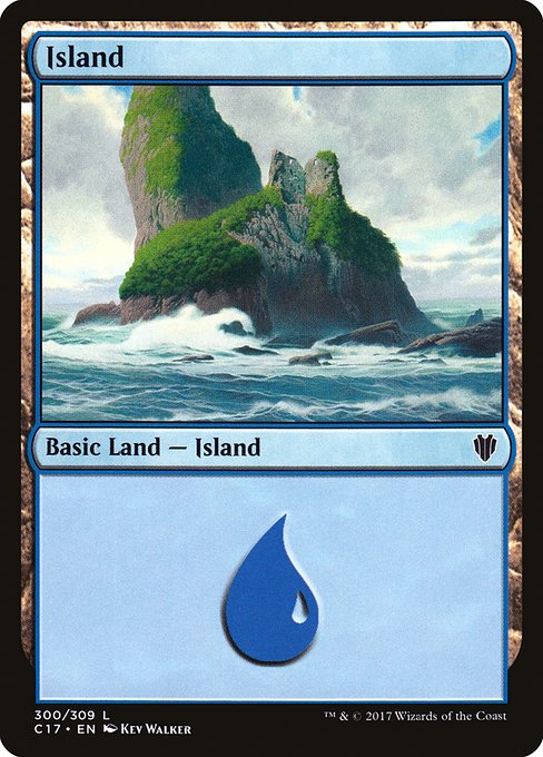Island (300) - Commander 2017 #300