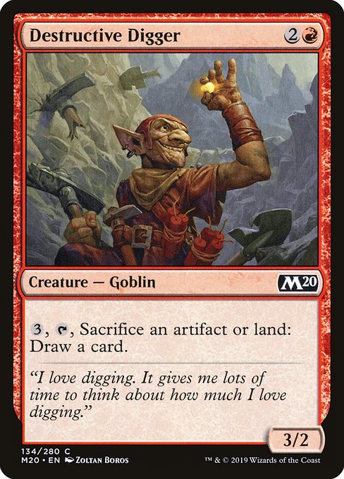 Destructive Digger - Core Set 2020 #134