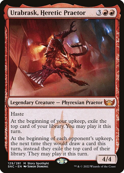 Urabrask, Heretic Praetor - Streets of New Capenna #129
