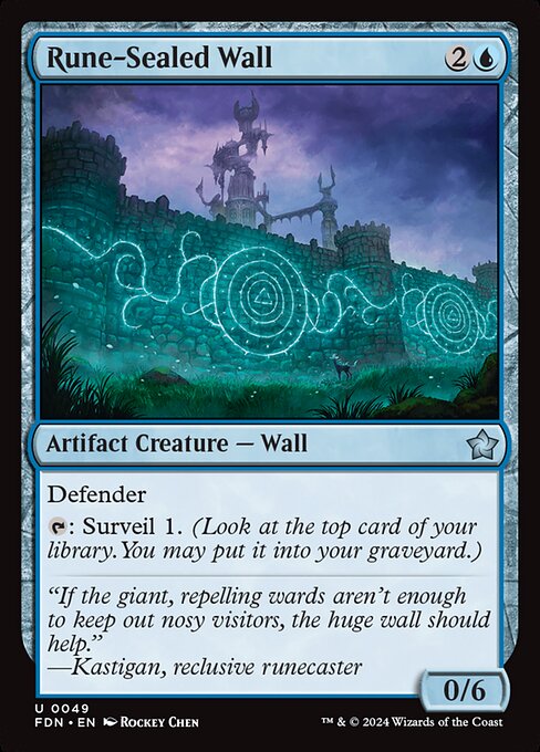 Rune-Sealed Wall - Foundations #49