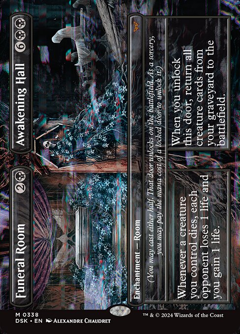 Funeral Room // Awakening Hall (Borderless) - Duskmourn: House of Horror #338
