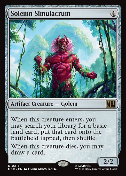 Solemn Simulacrum - Marvel Super Heroes Commander #215
