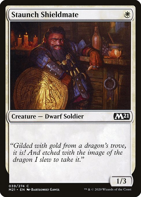 Staunch Shieldmate - Core Set 2021 #39
