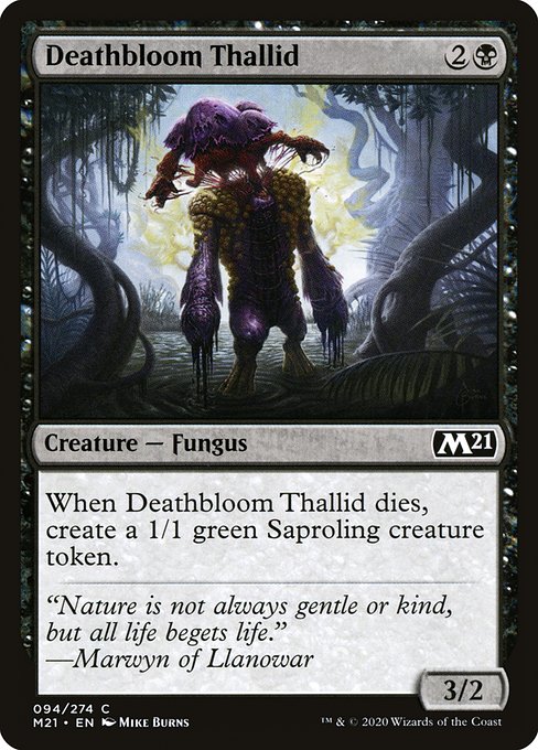 Deathbloom Thallid - Core Set 2021 #94