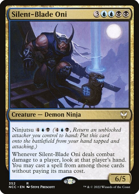 Silent-Blade Oni - New Capenna Commander #352