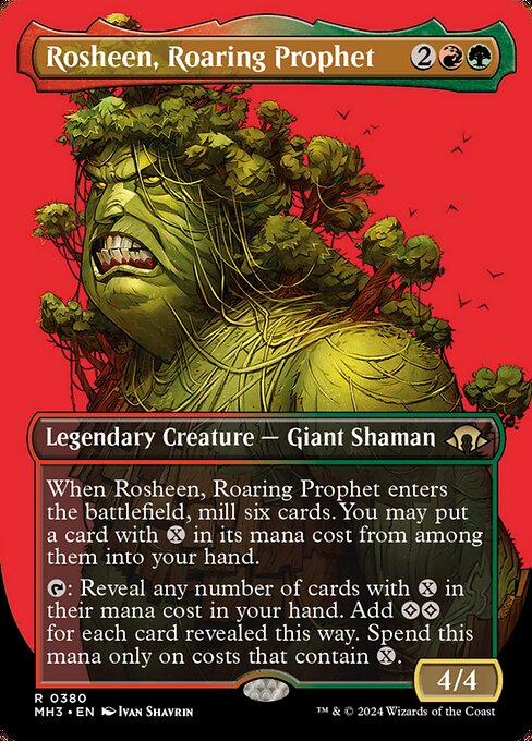 Rosheen, Roaring Prophet (Borderless) - Modern Horizons 3 #380