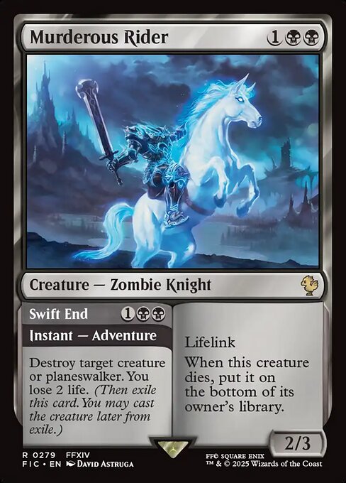 Murderous Rider - Commander: FINAL FANTASY:  - 279 - Near Mint