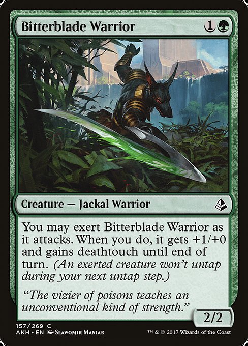 Bitterblade Warrior - Amonkhet #157