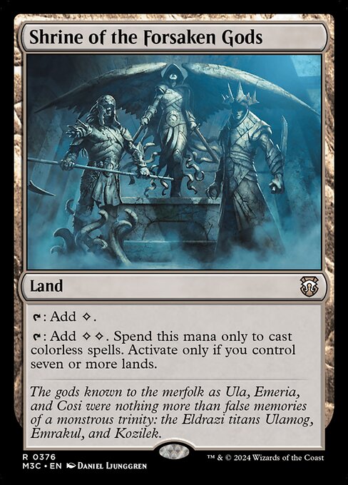 Shrine of the Forsaken Gods - Modern Horizons 3 Commander #376
