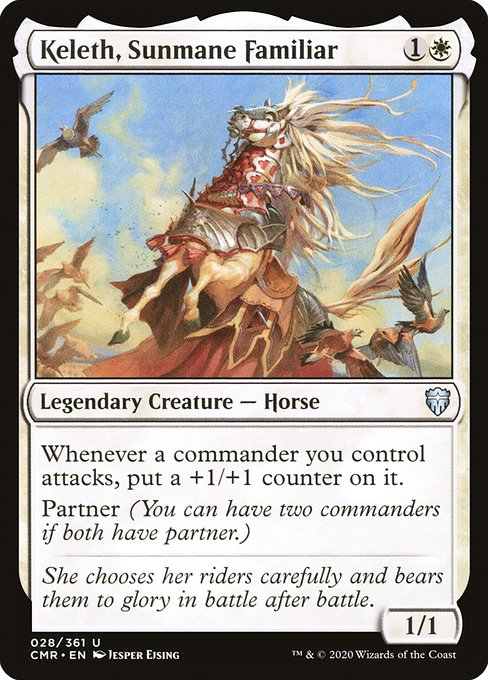 Keleth, Sunmane Familiar - Commander Legends #28