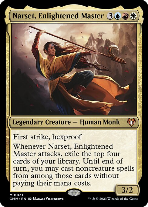 Narset, Enlightened Master - Commander Masters #931