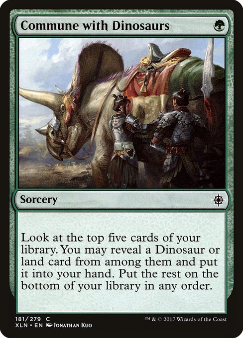 Commune with Dinosaurs - Ixalan #181