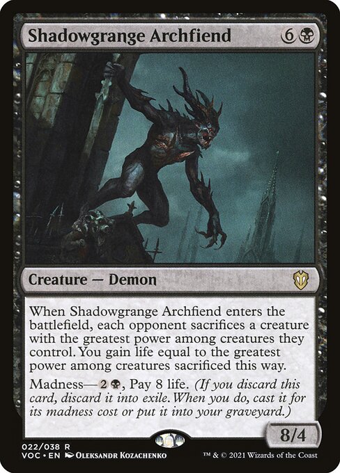 Shadowgrange Archfiend - Crimson Vow Commander #22