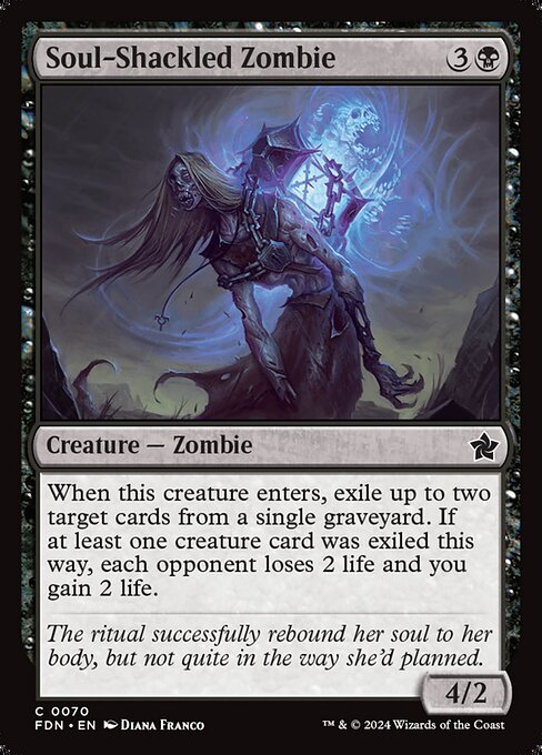 Soul-Shackled Zombie - Foundations #70
