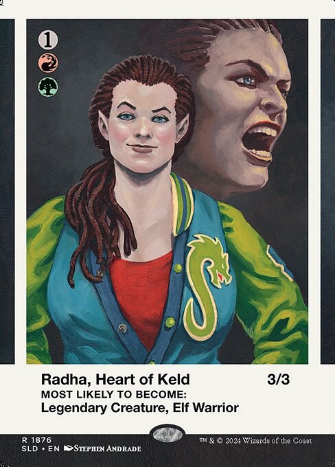 Radha, Heart of Keld (Rainbow Foil) - Secret Lair Drop #1876