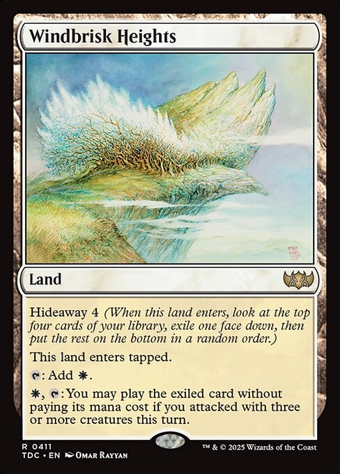 Windbrisk Heights - Tarkir: Dragonstorm Commander #411