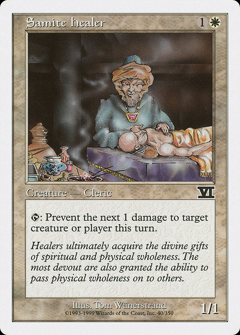 Samite Healer - Classic Sixth Edition #40