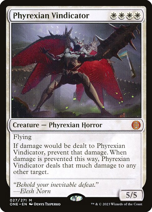 Phyrexian Vindicator - Phyrexia: All Will Be One #27