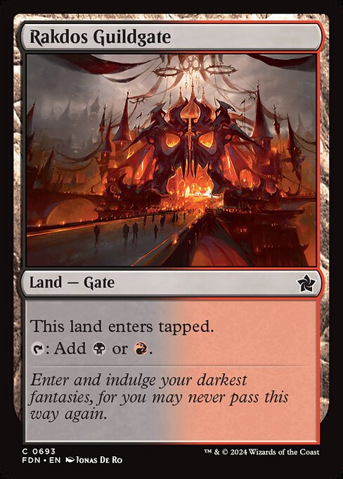 Rakdos Guildgate - Foundations #693