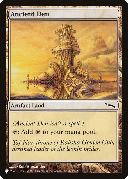 Ancient Den - The List #MRD-278