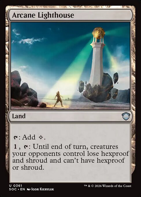 Arcane Lighthouse - Secrets of Strixhaven Commander #361
