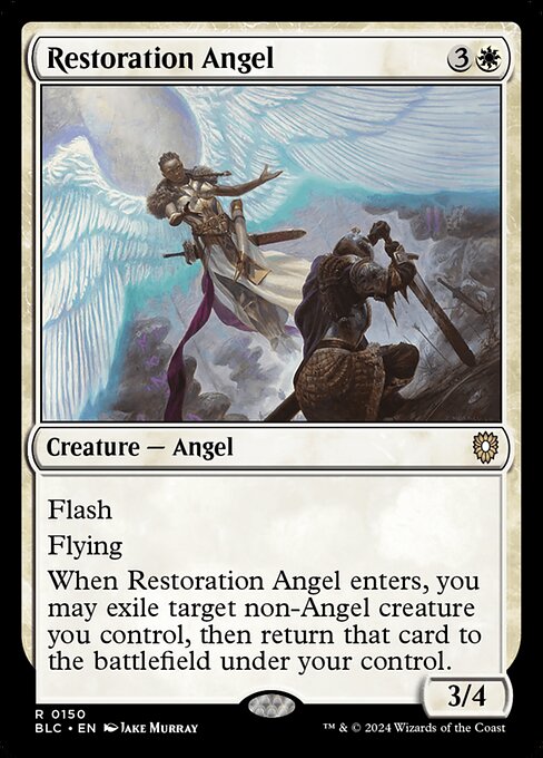 Restoration Angel - Bloomburrow Commander #150