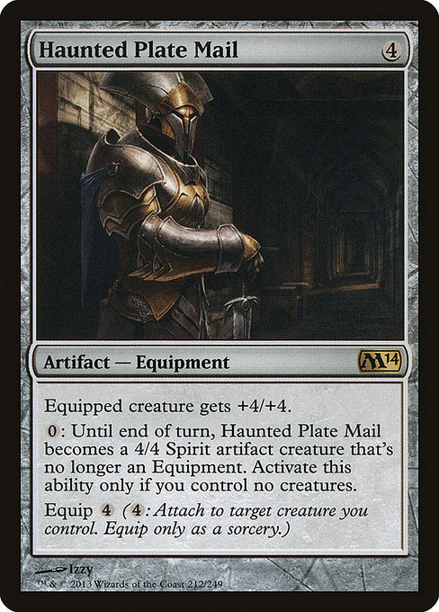 Haunted Plate Mail - Magic 2014 #212