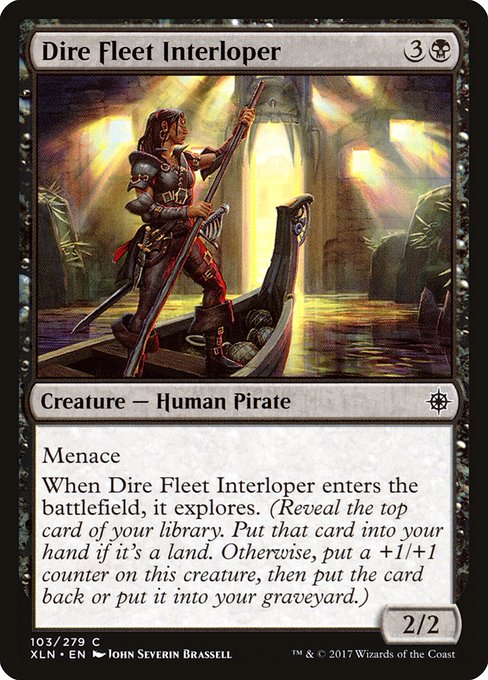 Dire Fleet Interloper - Ixalan #103