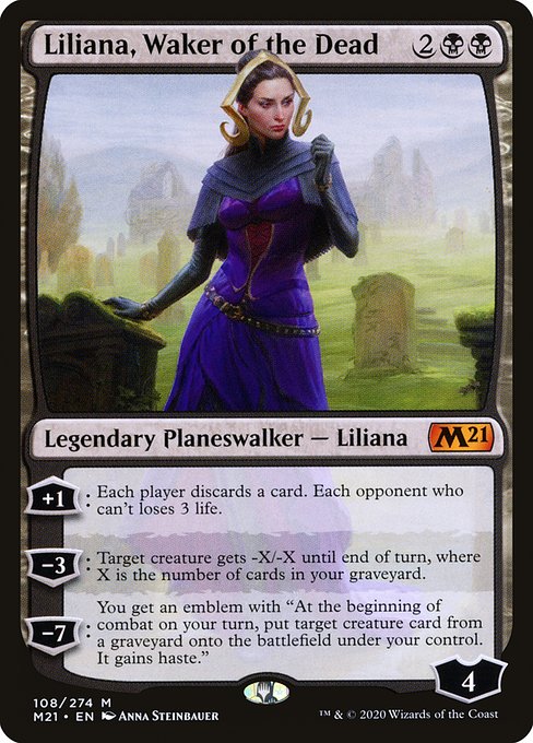 Liliana, Waker of the Dead - Core Set 2021 #108