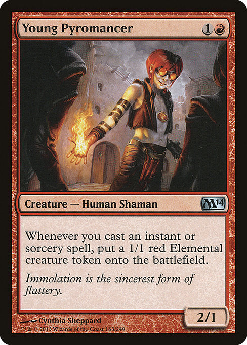 Young Pyromancer - Magic 2014 #163
