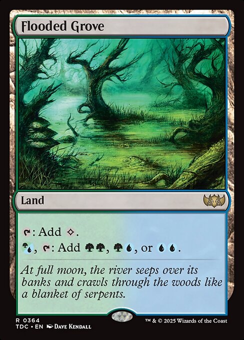 Flooded Grove - Tarkir: Dragonstorm Commander #364