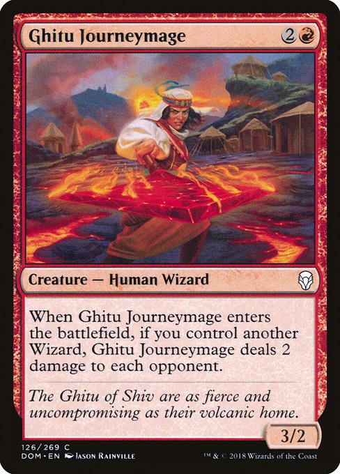 Ghitu Journeymage - Dominaria #126