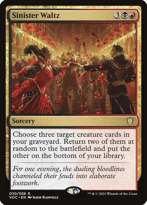 Sinister Waltz - Crimson Vow Commander #30