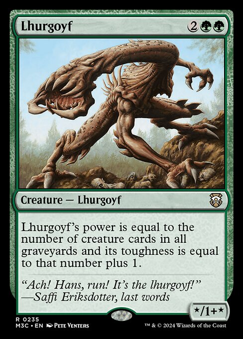 Lhurgoyf - Modern Horizons 3 Commander #235
