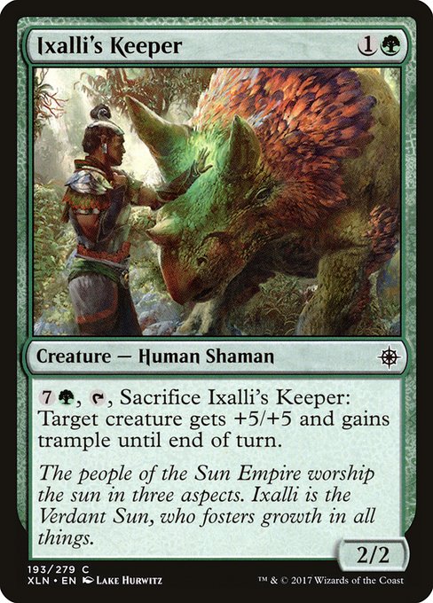 Ixalli's Keeper - Ixalan #193