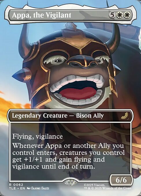 Appa, the Vigilant (Borderless) - Avatar: The Last Airbender Eternal #62