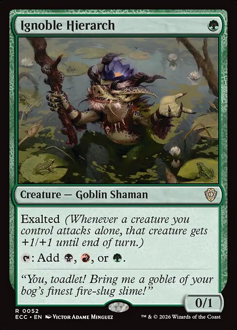 Ignoble Hierarch - Lorwyn Eclipsed Commander #52