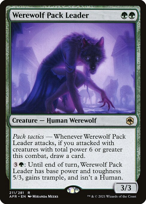 Werewolf Pack Leader - Adventures in the Forgotten Realms:  - 211 - Near Mint