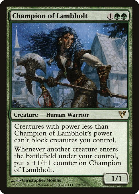 Champion of Lambholt - Avacyn Restored #171