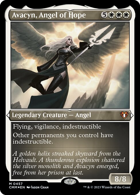 Avacyn, Angel of Hope (Foil Etched) - Commander Masters #457