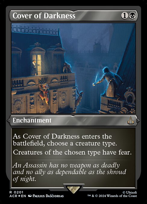 Cover of Darkness (Foil Etched) - Assassin's Creed #201