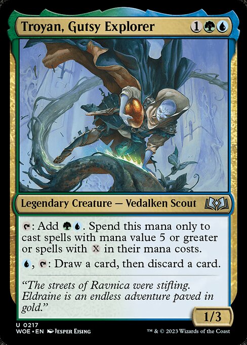 Troyan, Gutsy Explorer - Wilds of Eldraine #217