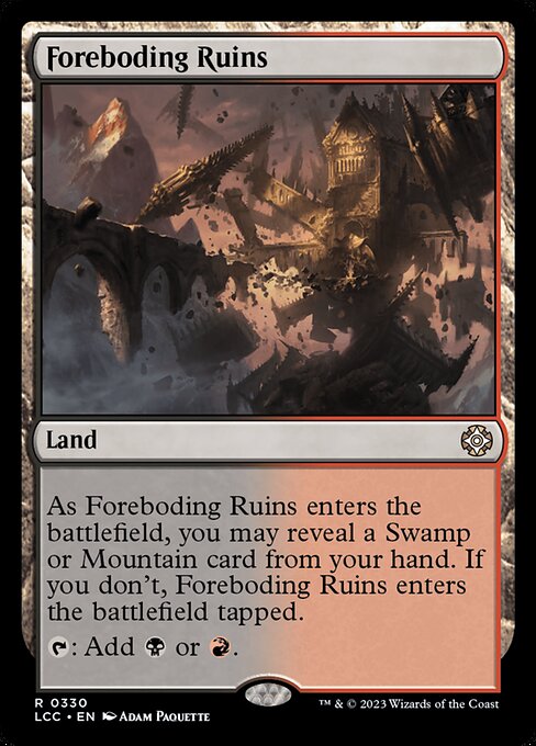 Foreboding Ruins - The Lost Caverns of Ixalan Commander #330