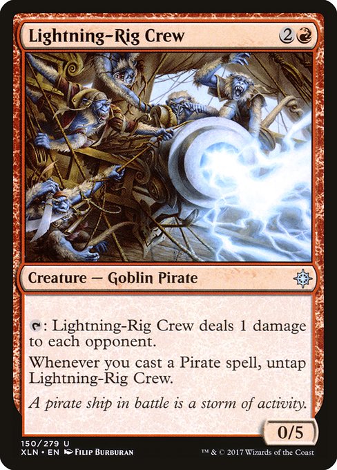 Lightning-Rig Crew - Ixalan #150