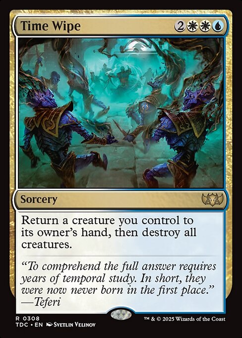 Time Wipe - Tarkir: Dragonstorm Commander #308