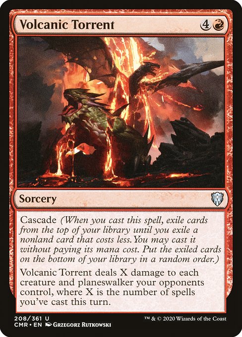Volcanic Torrent - Commander Legends #208