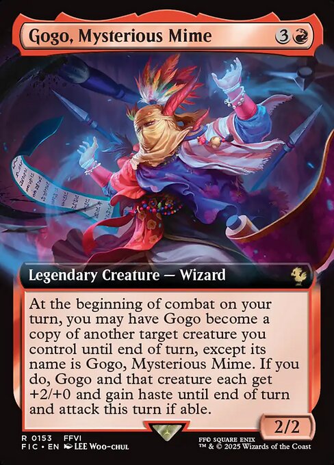 Gogo, Mysterious Mime (Extended Art) - Final Fantasy Commander #153
