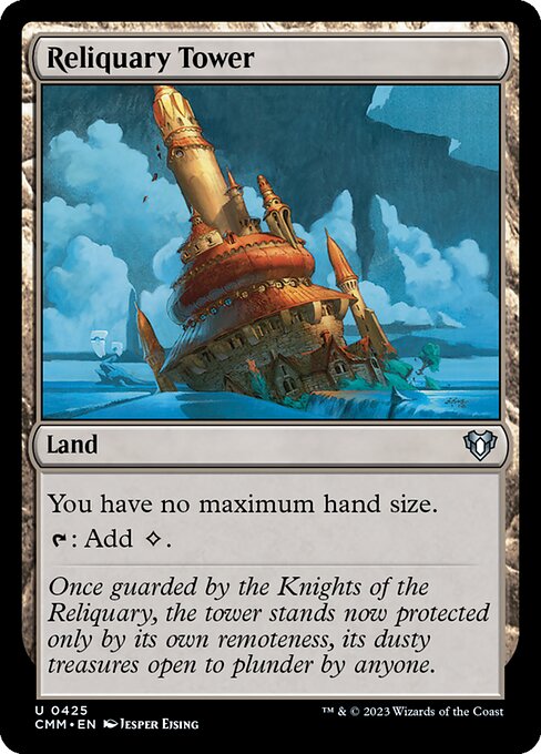 Reliquary Tower - Commander Masters #425